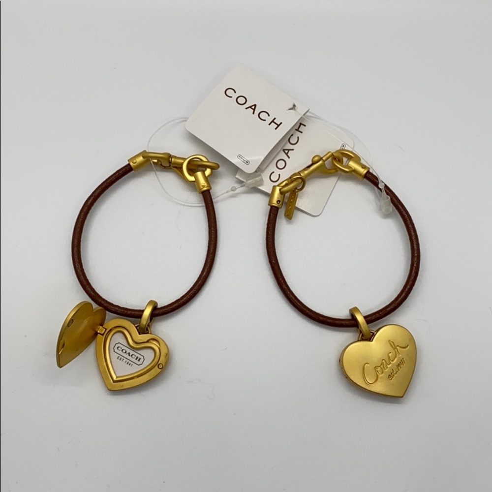 Vintage Coach locket bracelet